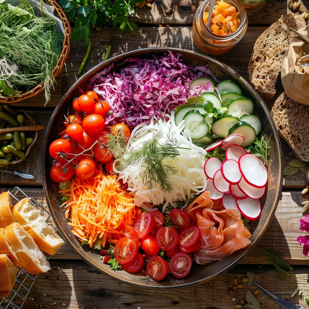 Ingrédients et préparation : la base de votre salade